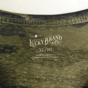 Lucky Brand Tops - Lucky Brand Camo V-Neck T-Shirt XL Lucky Brand Tops - Lucky Brand Camo V-Neck T-Shirt XL